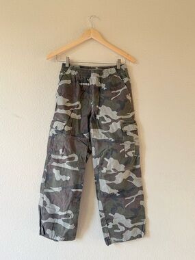 Faded Glory Boys Camo Cargo Pants - Green, Brown, Tan
